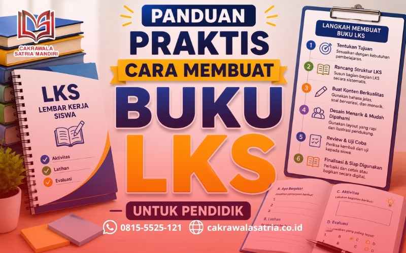 cara membuat buku LKS