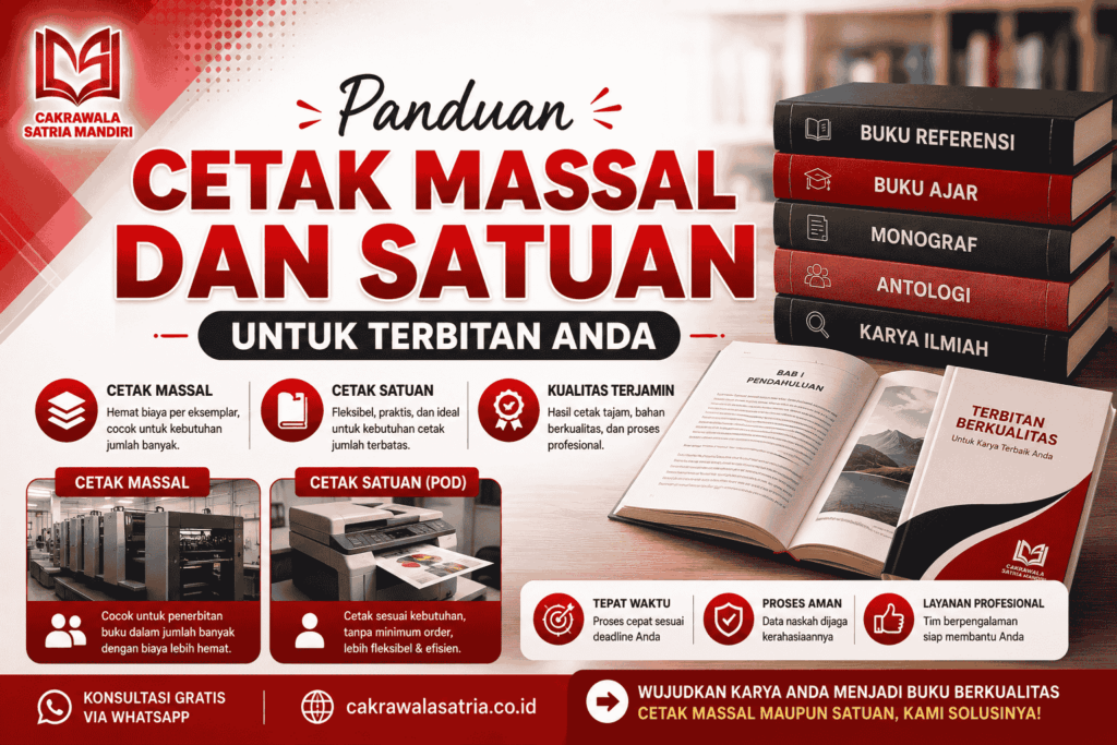 cetak massal dan satuan