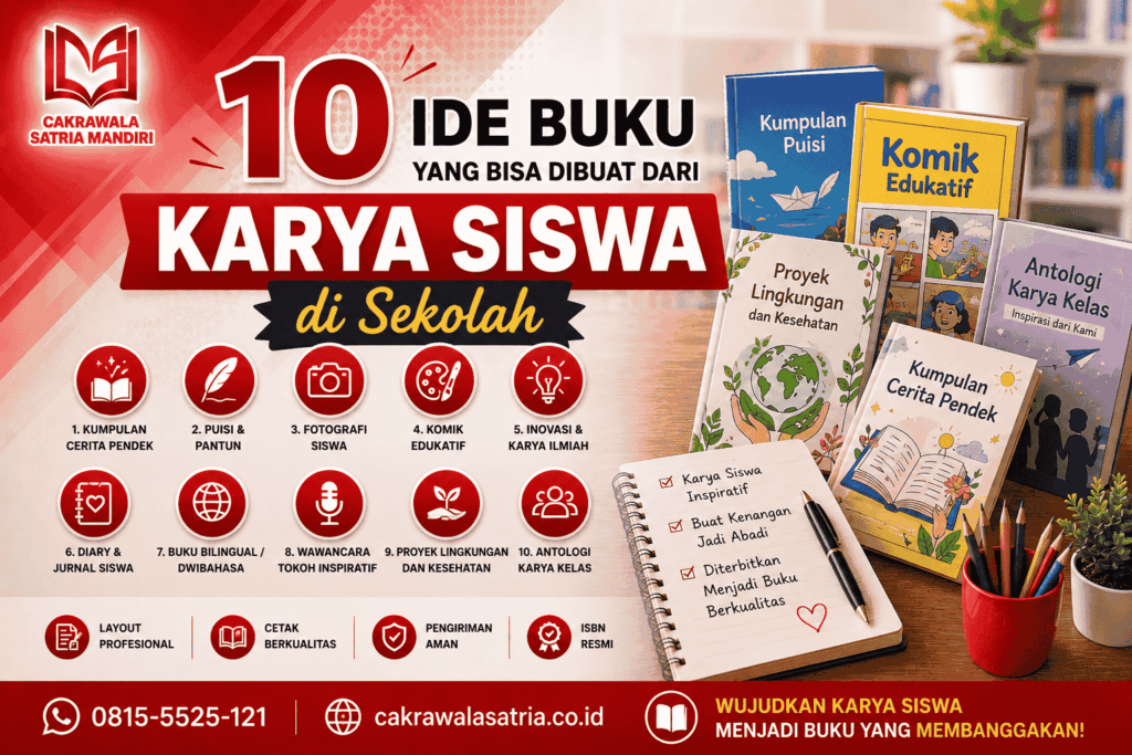 ide buku dari karya siswa