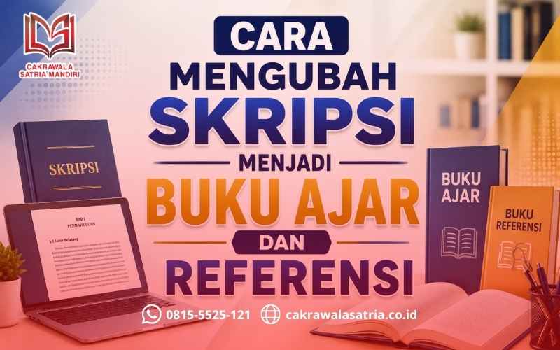 mengubah skripsi menjadi buku