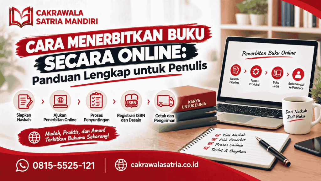cara menerbitkan buku secara online