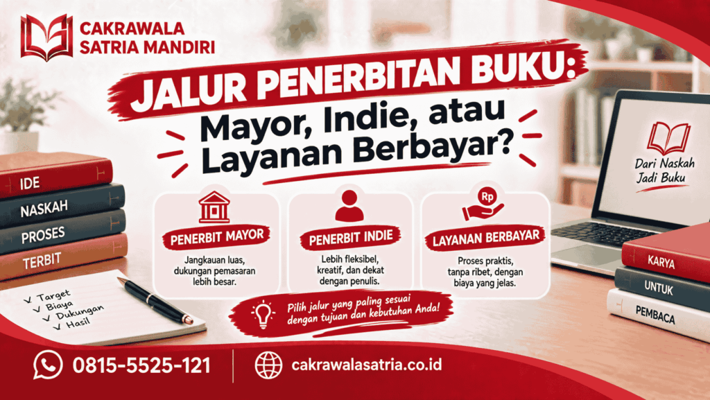 jalur penerbitan buku
