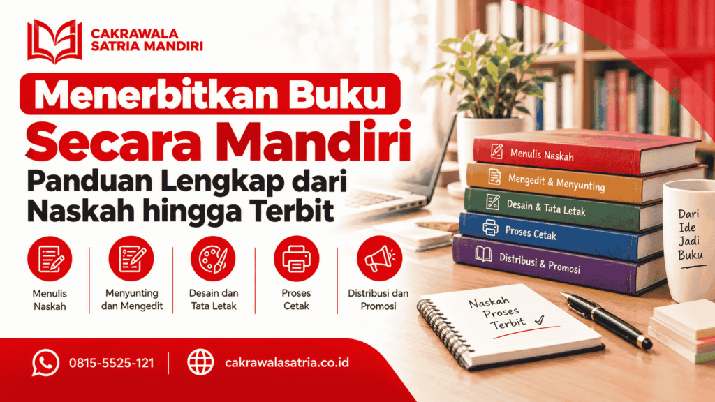 menerbitkan buku secara mandiri