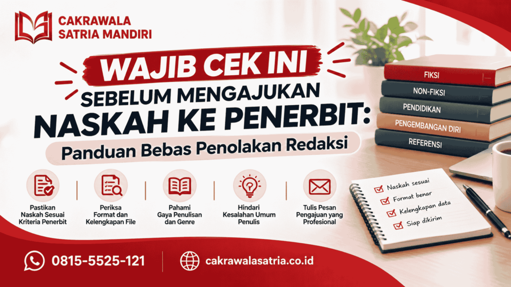 mengajukan naskah ke penerbit