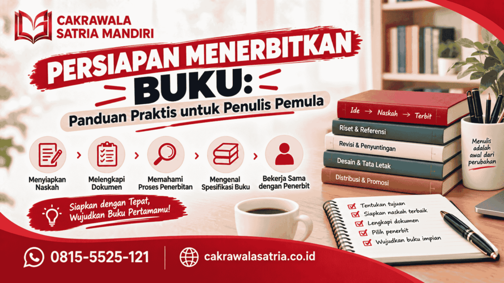 persiapan menerbitkan buku